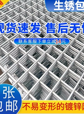 镀锌铁丝网片围栏方孔养殖网狗笼工地防护网格防锈底网钢筋隔离网