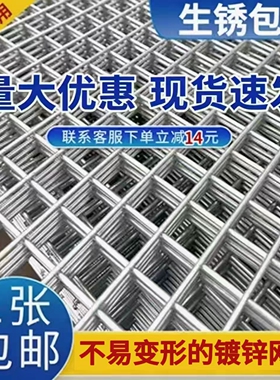 镀锌铁丝网片围栏方孔养殖网狗笼工地防护网格防锈底网钢筋隔离网
