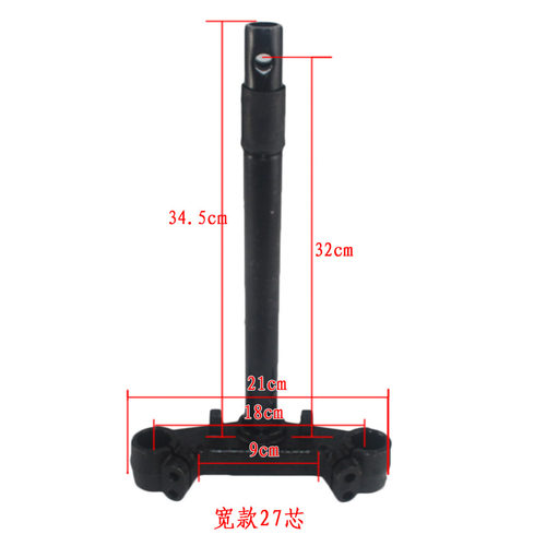小龟车方向柱总成前叉改装龙头摩托车电动车方向柱轴承钢碗下联板