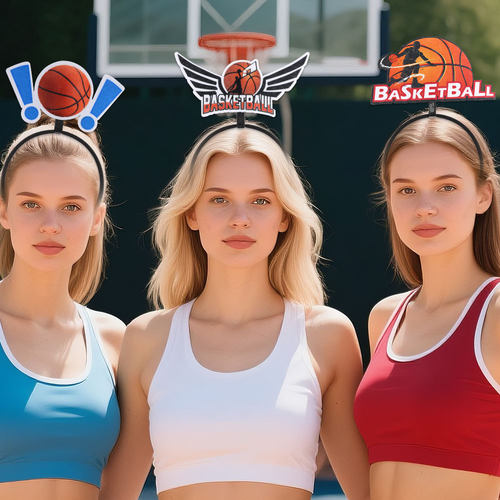 篮球运动会主题Basketball加油助威发箍男孩球迷比赛搞怪头饰装饰