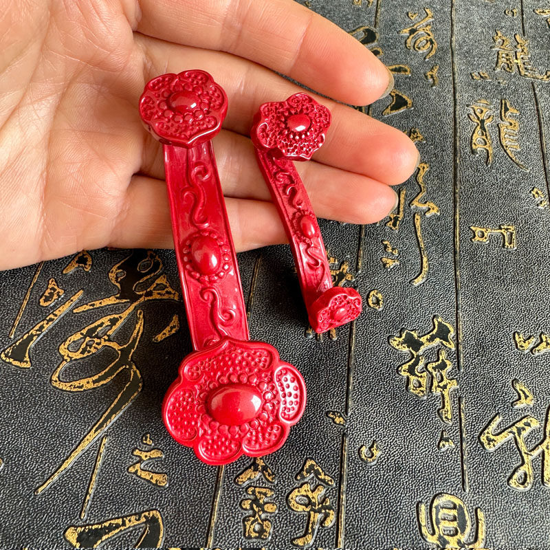 豁达客男女朱砂如意车挂吊坠项链