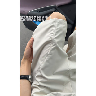 新款 夏季 斜切速干短裤 凉爽五分热裤 男 男生休闲宽松五分裤 2026夏季