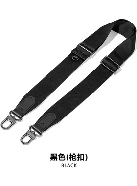 适用于lv keepall25 20黑武士包帆布肩带尼龙斜挎替换男士包带