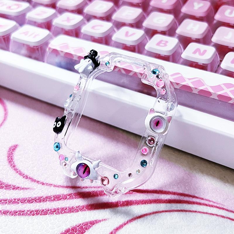 新款小恶魔保护壳适用于华为儿童电话手表表带5X/5xpro/3s/3Pro4P