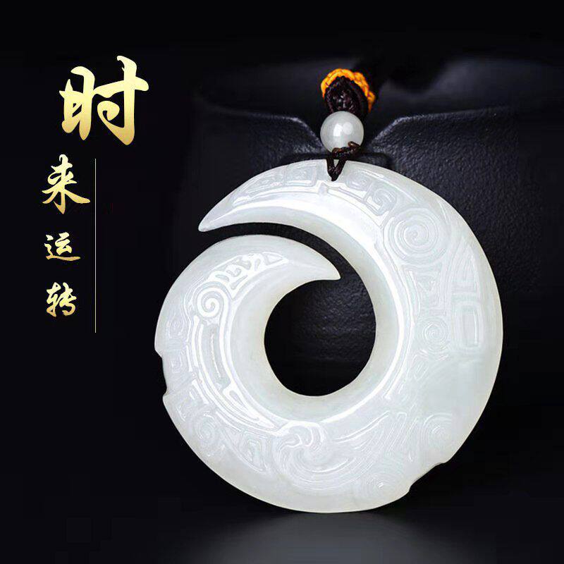 时来运转平安扣百搭民族风毛衣链