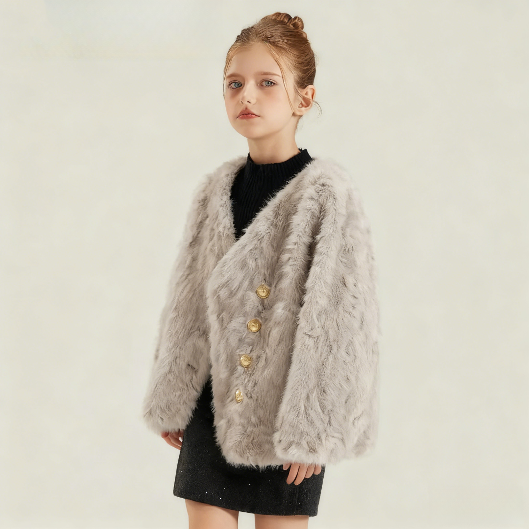 儿童皮草外套秋冬新款2025皮毛一体中大童短款女童毛毛大衣,童装/婴儿装/亲子装,皮草/仿皮草,淘宝优惠券,粉丝福利购,淘宝优惠卷