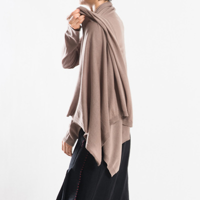 城市山民UrbanTribe女式立体围巾式开衫配别针CF39187