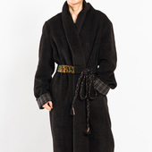 城市山民UrbanTribe2025冬女式 混纺色织手工针织腰带AF29034