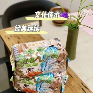 棉田阡陌鼓乐长安手口洗脸巾宝宝母婴纯棉加宽加大加厚65抽棉柔巾