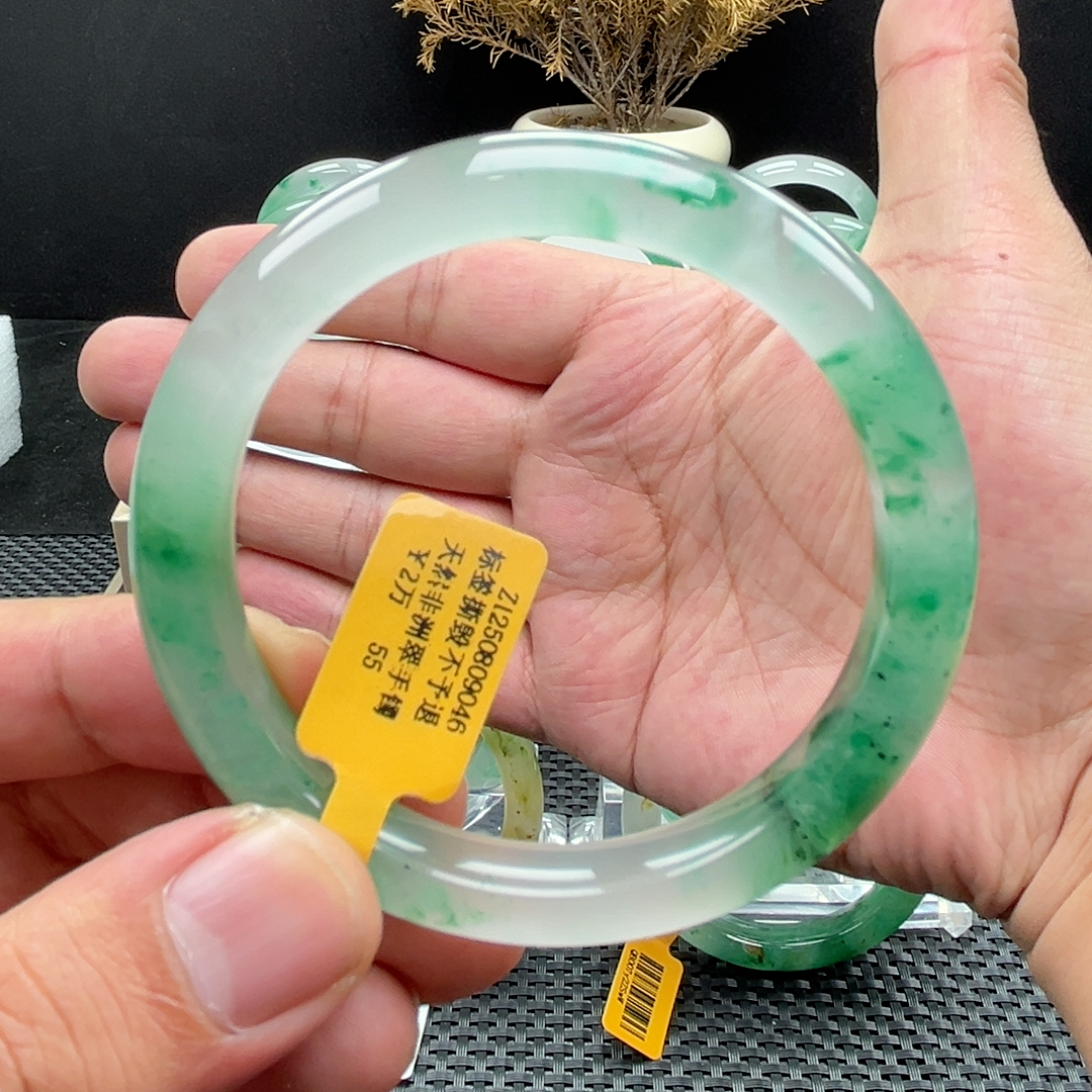 55圈口非洲翠手镯