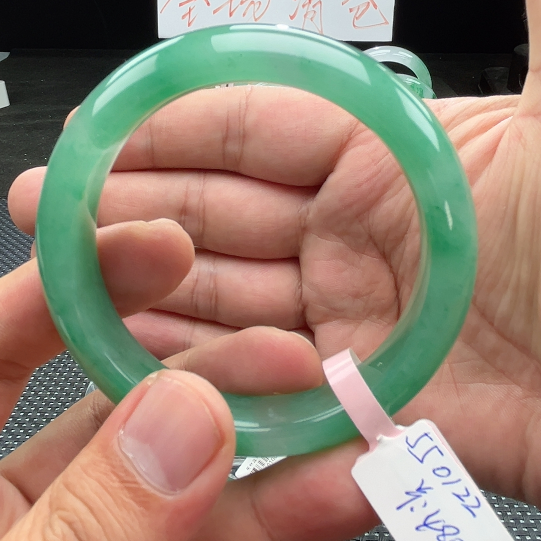 5455圈口非洲翠手镯