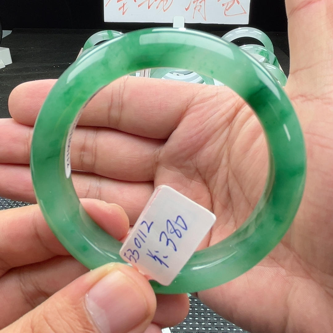 5253圈口非洲翠手镯