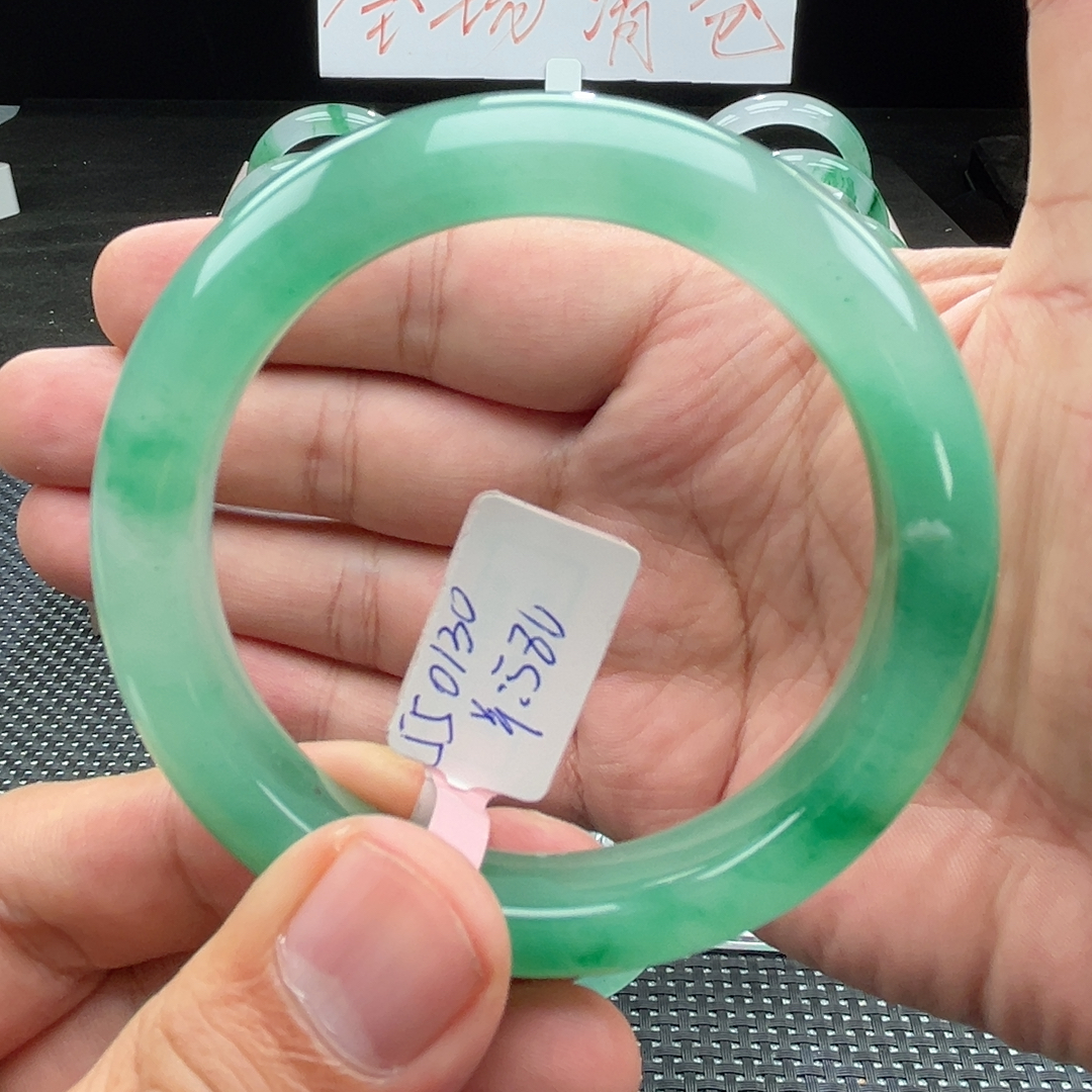 5455圈口非洲翠手镯