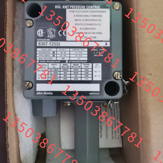 AB压力传感器 836T-T255J