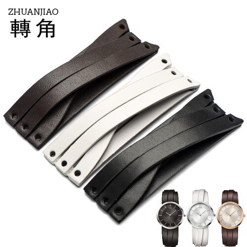 适配CK牛皮真皮柔软手表带女士