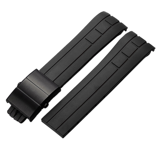 适配美度MIDO舵手M005硅胶手表带领航者潜水M026430A弧形橡胶表带