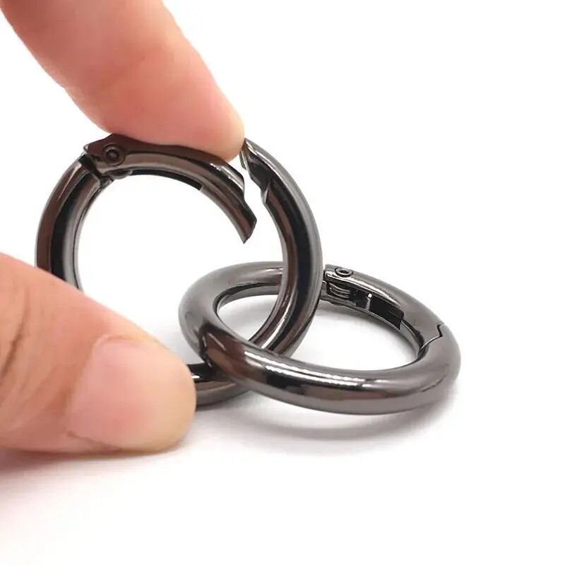 METAL RING ROUND BUCKLE RING BUCKLE RING CIRCLE BUTTON KEY RING OPENING RING BAG RING BUCKLE BAG ACCESSORIES HARDWARE