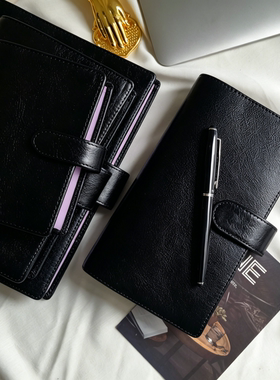 精选头层牛皮A7本A6SLIM A6活页奇葩 M5随身本真皮活页笔记本A5