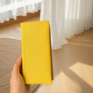 A6窄版进口山羊皮手帐A6narrow小环真皮手帐活页 山羊皮小面包