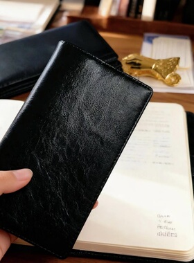 新意大利进口油蜡牛皮手帐活页二折FCA6PER A7真皮本A6narrow活页