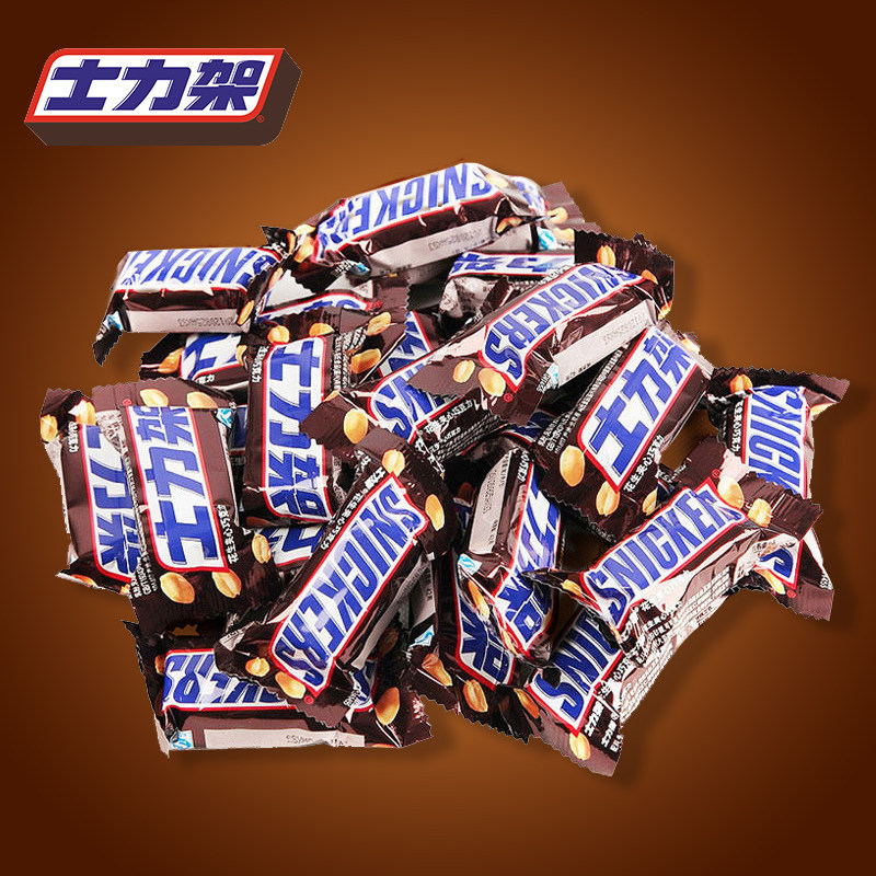 德芙士力架20g散装花生夹心巧克力结婚庆喜糖果休闲零食品批发