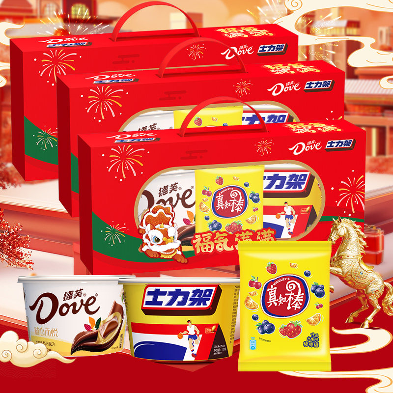 速70.9亓，23.6亓/箱 1、“进淘金币”加1件 德芙 福气满满礼盒432g*3箱 - 线报酷