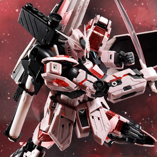 万代限定 拼装模型 MG Nu高达(朝霞粉)+沙扎比(暮霭黑) 套装 现货