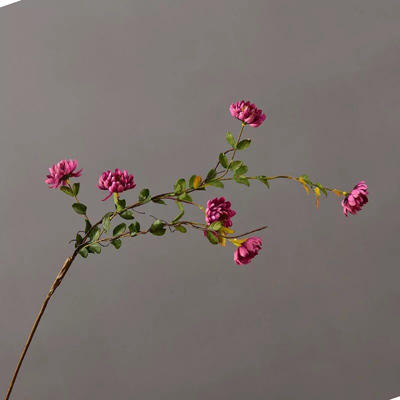 高档小雏菊仿真花田园风菊花餐厅会所装饰花艺 北欧花束插花假花