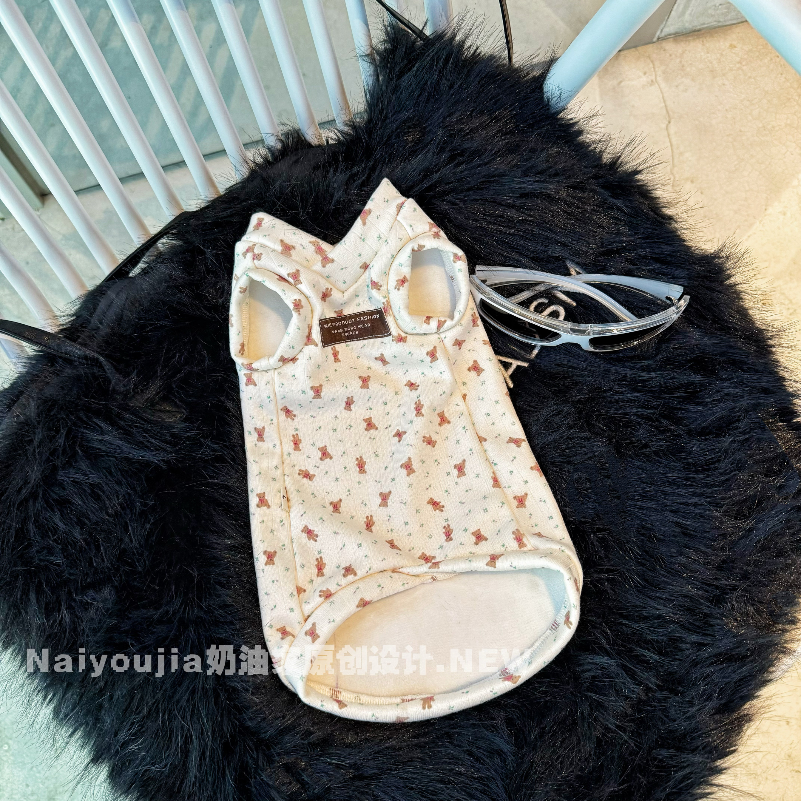 奶油是只无毛猫宠物衣服秋冬新款