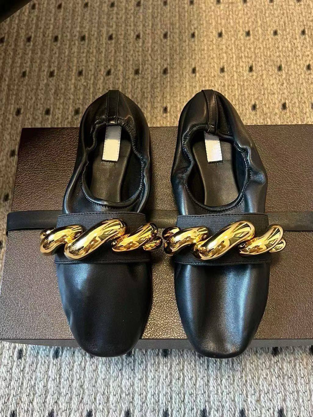 年诗歌兰欧洲站2026春季新款真皮鞋平底时尚百搭休闲鞋单鞋奶奶鞋,女鞋,浅口单鞋,淘宝优惠券,粉丝福利购,淘宝优惠卷