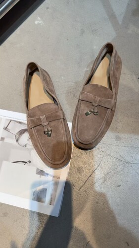 欧货女鞋2026春季新款真皮法式复古乐福鞋女英伦风小皮鞋懒人鞋