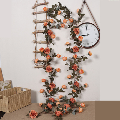 卡布诺奇玫瑰仿真花藤条