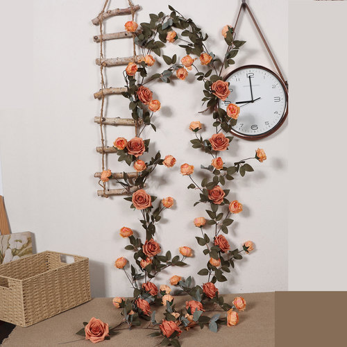 卡布诺奇玫瑰仿真花藤条