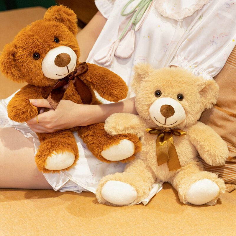 可爱领结小熊毛绒玩具泰迪熊熊公仔玩偶安抚娃娃情侣礼物生日礼物