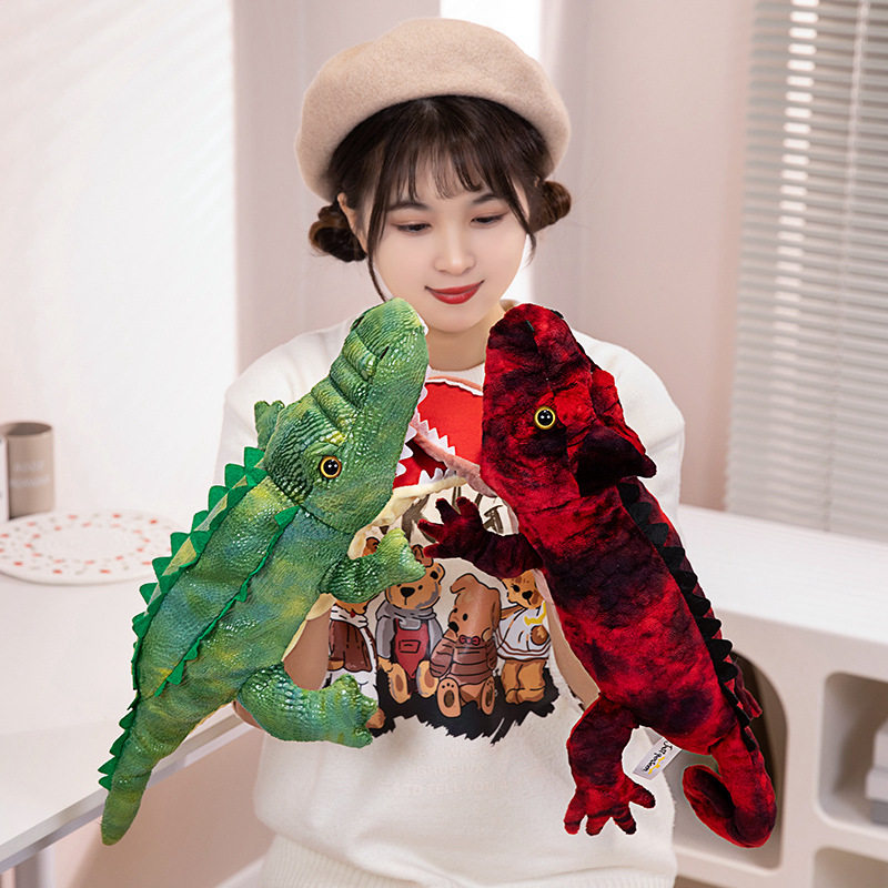 蜥蜴乌龟手偶毛绒娃娃早教亲子女图片