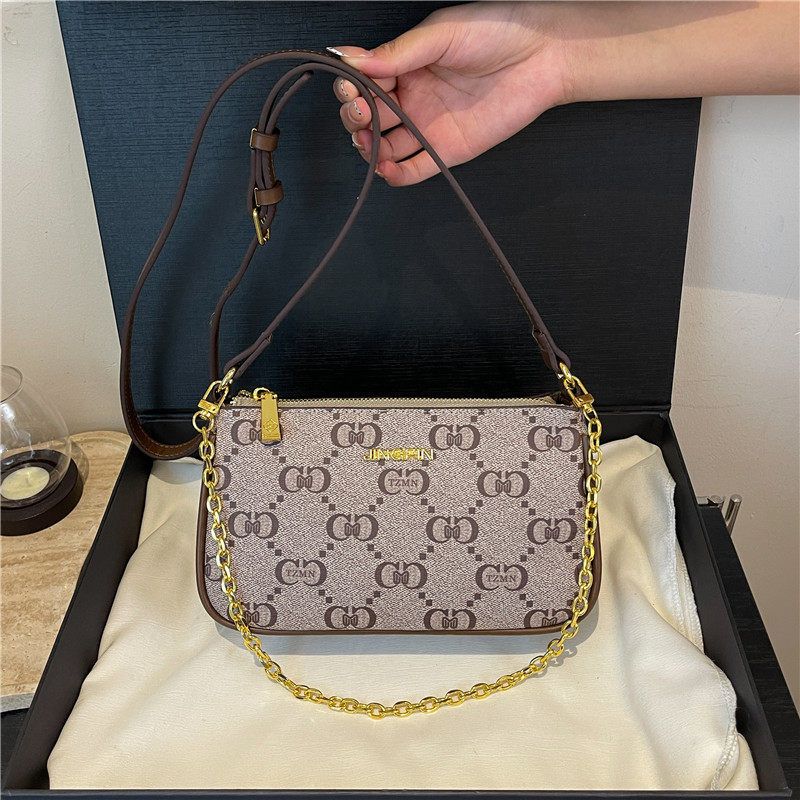 高级感小包包女2025新款腋下包潮流小众时尚百搭链条包单肩斜挎包