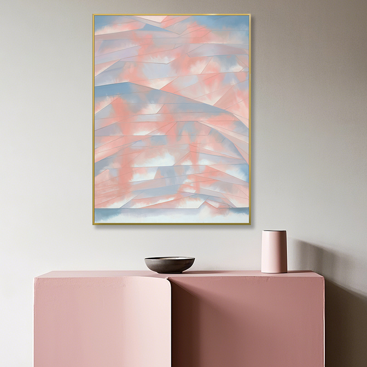 现代抽象挂画客厅卧室玄关设计师样板房酒店别墅装饰画背景墙壁画图片