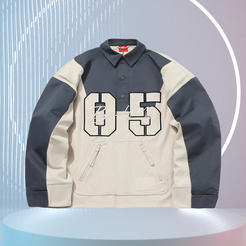 中国李宁长袖Polo衫BADFIVE反伍篮球系列男女翻领休闲外套APLQ259,运动服/休闲服装,运动卫衣/套头衫,淘宝优惠券,粉丝福利购,淘宝优惠卷