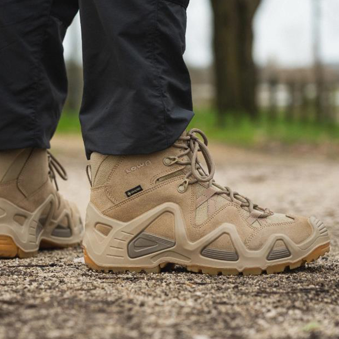 LOWA战术靴Zephyr Mk2 Mid户外作战GTX防水防滑透气徒步登山鞋男