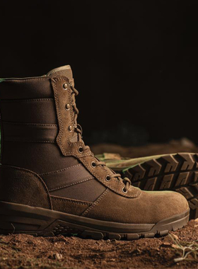 Belleville百利威军版沙漠战术靴BV518轻便户外防滑登山徒步鞋男