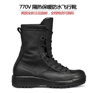 Belleville百利威保暖防水隔热战术作战飞行靴770V户外防滑登山鞋