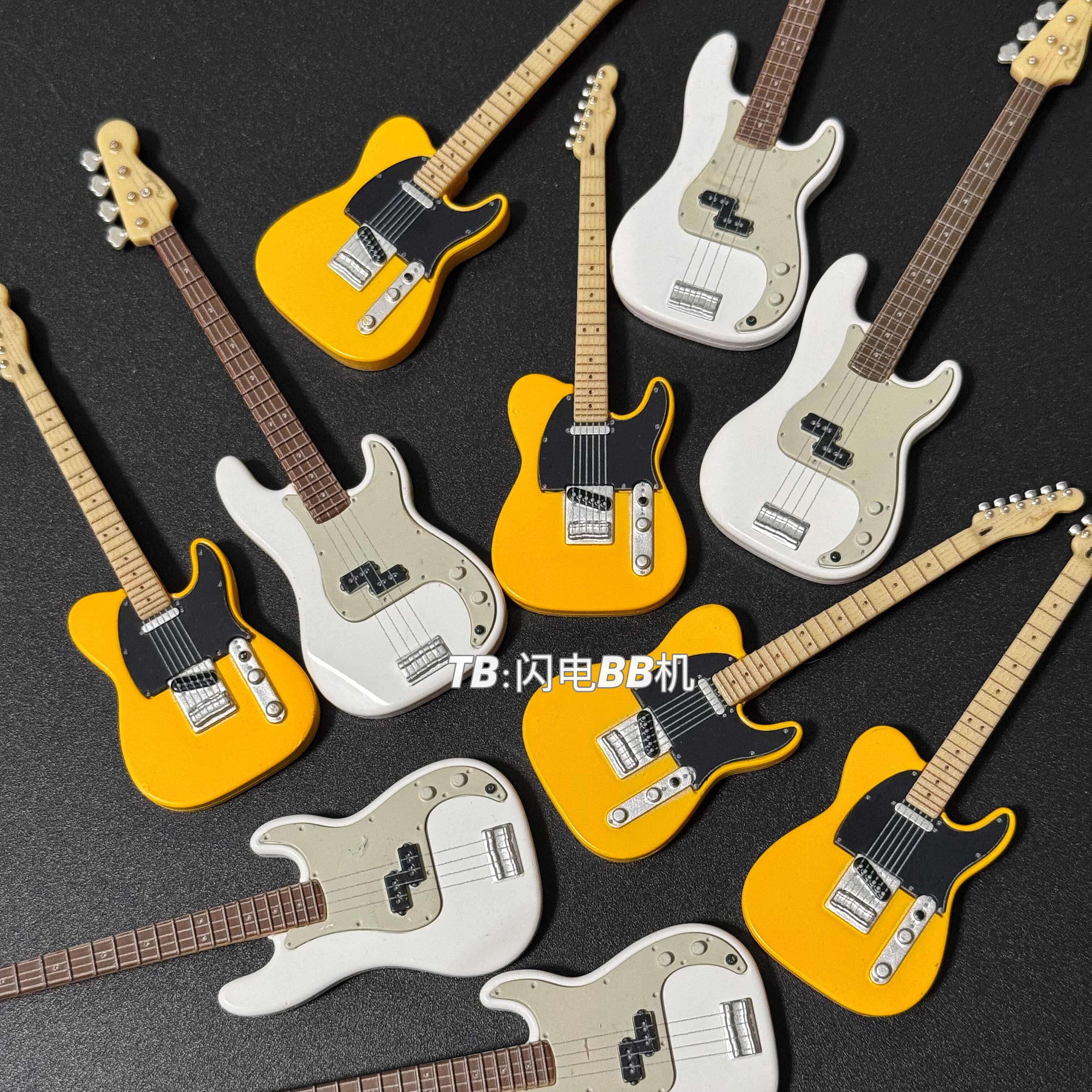 正版散货 万代 Fender芬达电吉他 吉他乐器场景摆件人偶搭配 扭蛋