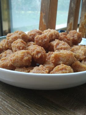 湖北沙市特产 荆州女人街麻辣烫 猪肉丸子酥肉丸子心里枯