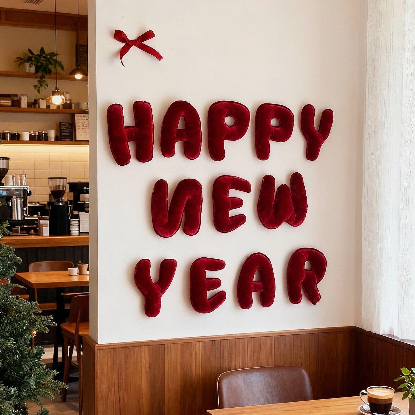 happy new year新年装饰手工布艺字母墙面贴奶茶店铺过年氛围布置,家居饰品,软装墙贴,淘宝优惠券,粉丝福利购,淘宝优惠卷