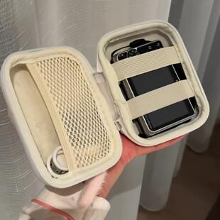 配件硬壳包可手提零钱证件数据线包女 ccd收纳包可爱Kitty相机数码