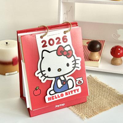 可爱猫猫台历2026年新款迷你小日历2025新款创意桌面办公室摆件