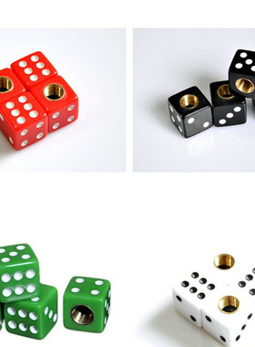 多色个性轮胎1.6ＭＭ色子骰子气门嘴摩托车汽车通用气嘴盖气门芯