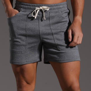 2026新款男士运动短裤夏季棉质低腰健身跑步不过膝四分裤工装裤