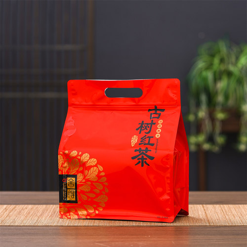八边封包装袋红茶凤凰单丛大红袍
