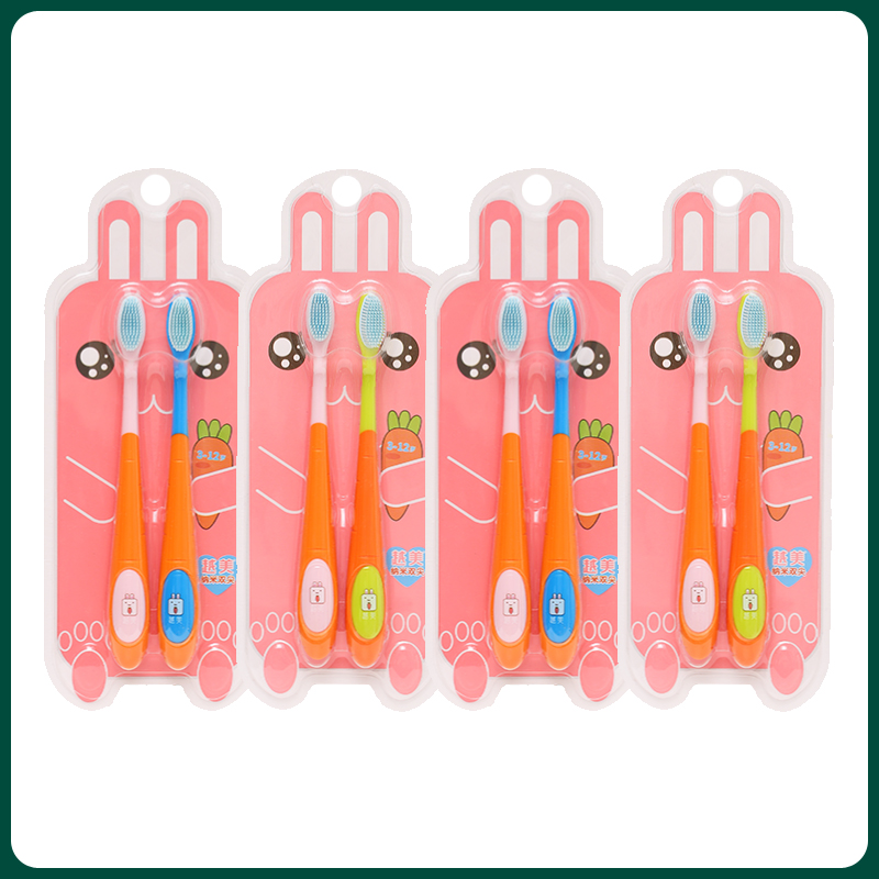 4支包邮越美纳米软毛卡通牙刷